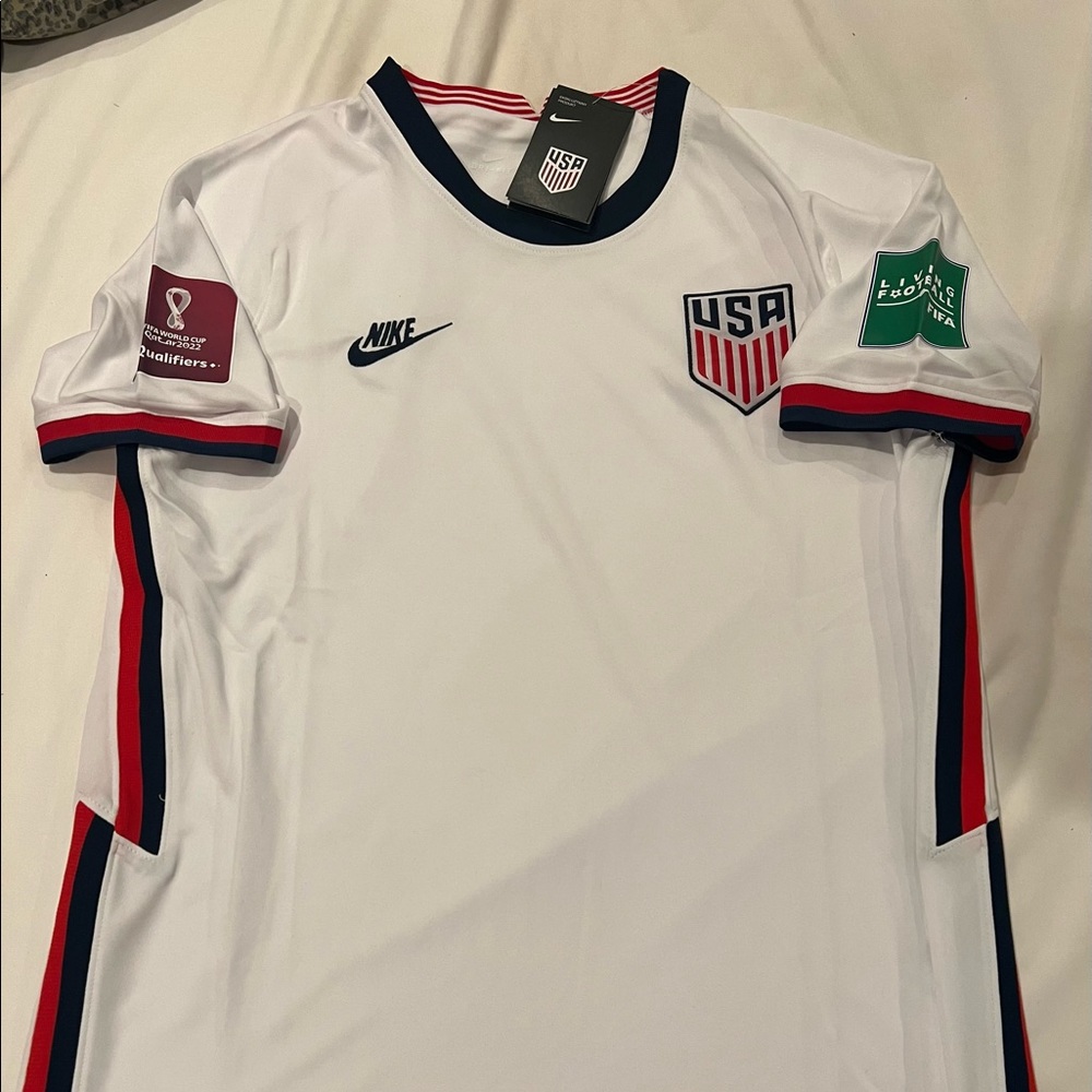Usa home soccer jersey